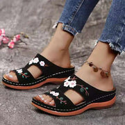 Soft floral sandals Vivid Lilies